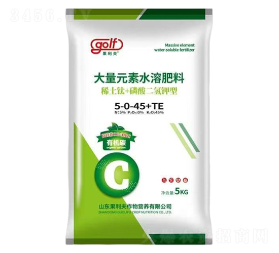 大量元素水溶肥料5-0-45+TE-果利夫