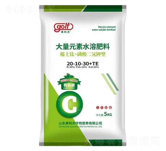 大量元素水溶肥料20-10-30+TE-果利夫