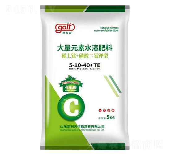 大量元素水溶肥料5-10-40+TE-果利夫