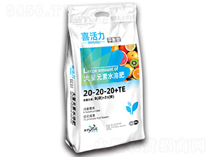 平衡型大量元素水溶肥20-20-20+TE-喜活力-瑞可豐