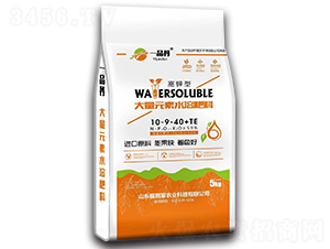 高鉀型大量元素水溶肥料10-9-40+TE-一品丹