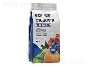 大量元素水溶肥10-9-40+TE-綠之洲