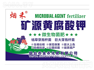 礦源黃腐酸鉀微生物菌肥-煙禾-金農化肥