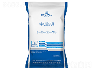 中后期專用大量元素水溶肥料肥5-10-30+TE-佳世達肥業(yè)