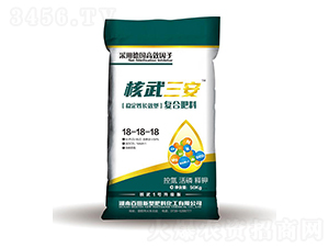 穩(wěn)定型長(zhǎng)效復(fù)合肥料18-18-18-核武三安-百田