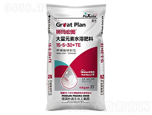大量元素水溶肥料15-5-30+TE-獅瑪宏圖--海澤藍