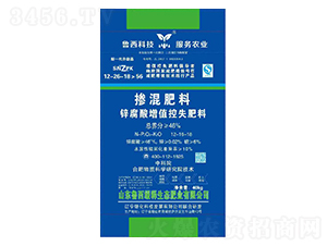 鋅腐酸增值控失摻混肥料12-16-18-魯西緩釋