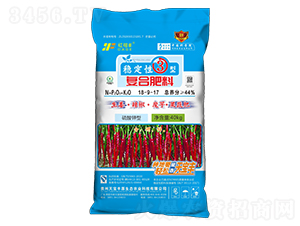 生姜辣椒魔芋果蔬復(fù)合肥料18-9-17-紅可豐-藍(lán)天寶豐