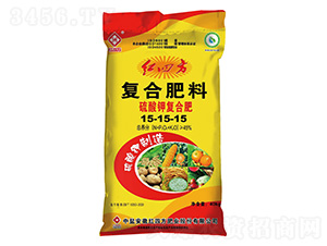 硫酸鉀復(fù)合肥料15-15-15-紅四方