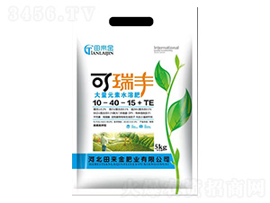 高磷高鉀型大量元素水溶肥10-40-15+TE-可瑞豐-田來金