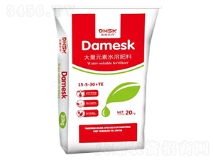 大量元素水溶肥料15-5-30+TE-達(dá)美史克