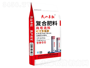 高塔造粒硝基工藝復(fù)合肥料28-6-6-天山豐耘