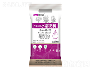 硫酸鉀型大量元素水溶肥料10-6-42+TE-黃麥嶺