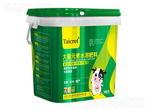 高氮型生物凝膠大量元素水溶肥料400-100-100+TE-九肽生物